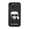 Karl Lagerfeld Silicone Ikonik Karl`s Head - Etui iPhone 14 (czarny)